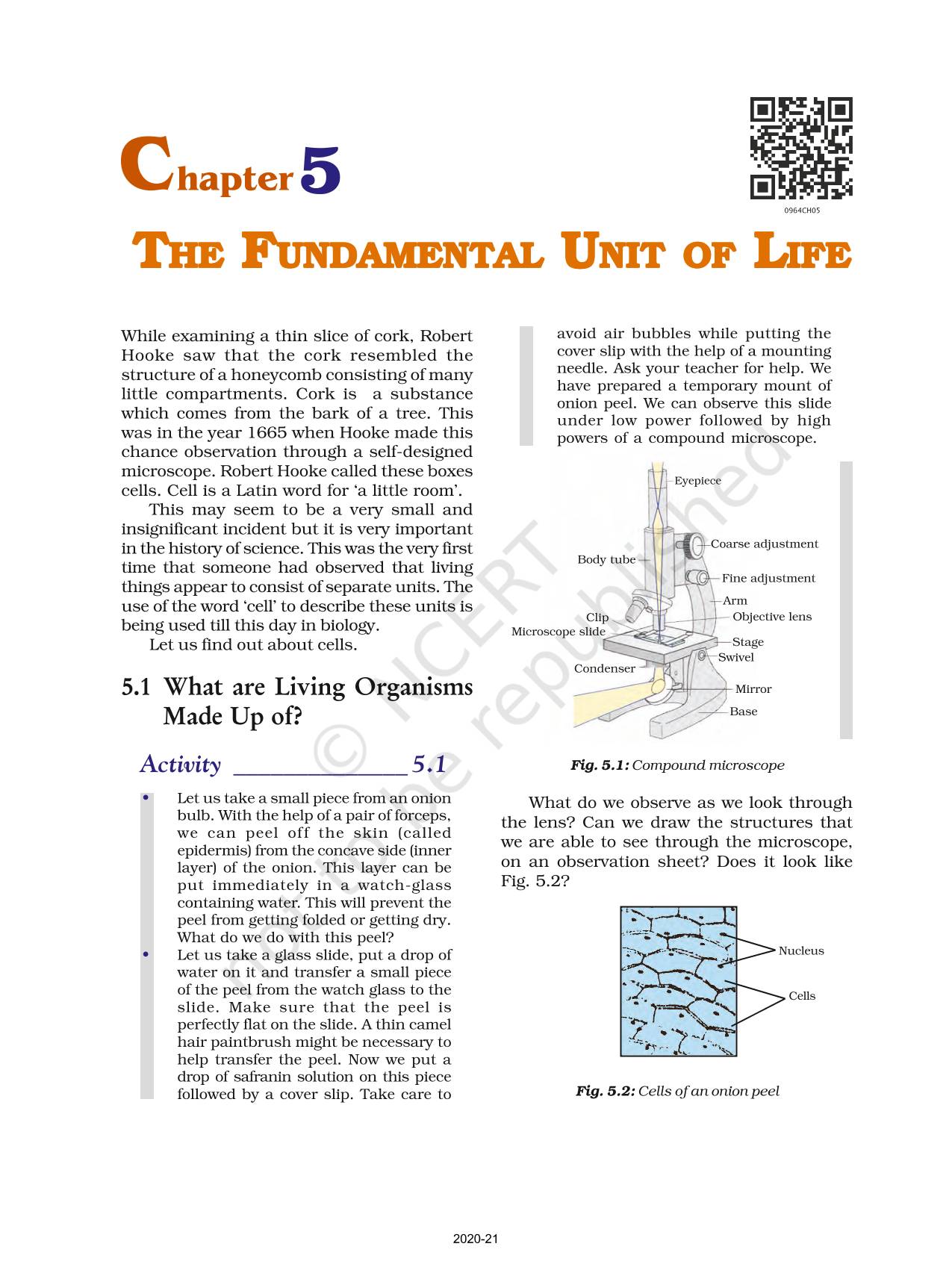 assignment of fundamental unit of life class 9